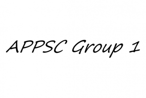 APPSC Group 1 Exam Selection Process Details