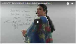 TSPSC GROUP 2 Orientation Class