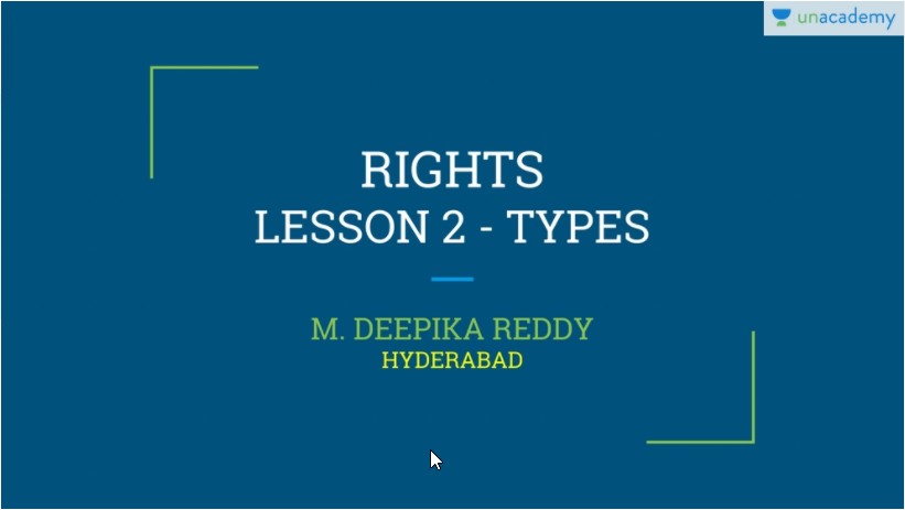 Types of Legal Rights