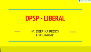 DPSP Liberal Principles