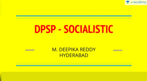 DPSP Socialistic Principles Part 2