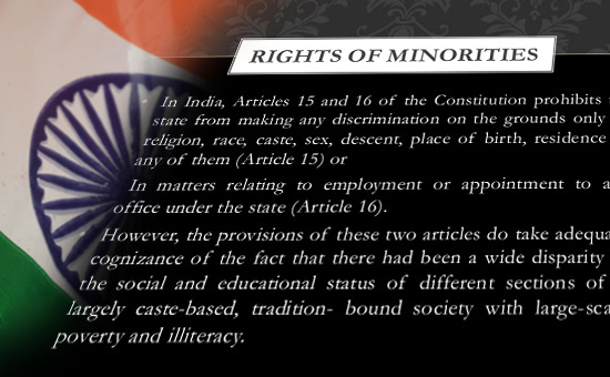 CONSTITUTIONAL PROVISIONS RELATED TO MINORITIES IN INDIA